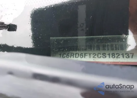 2012 Ram 1500 St из США, поврежденный, VIN 1C6RD6FT2CS182137